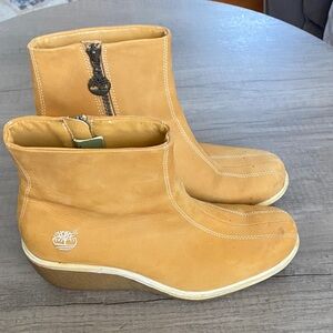 Timberland Women's Tan Wedge Boots